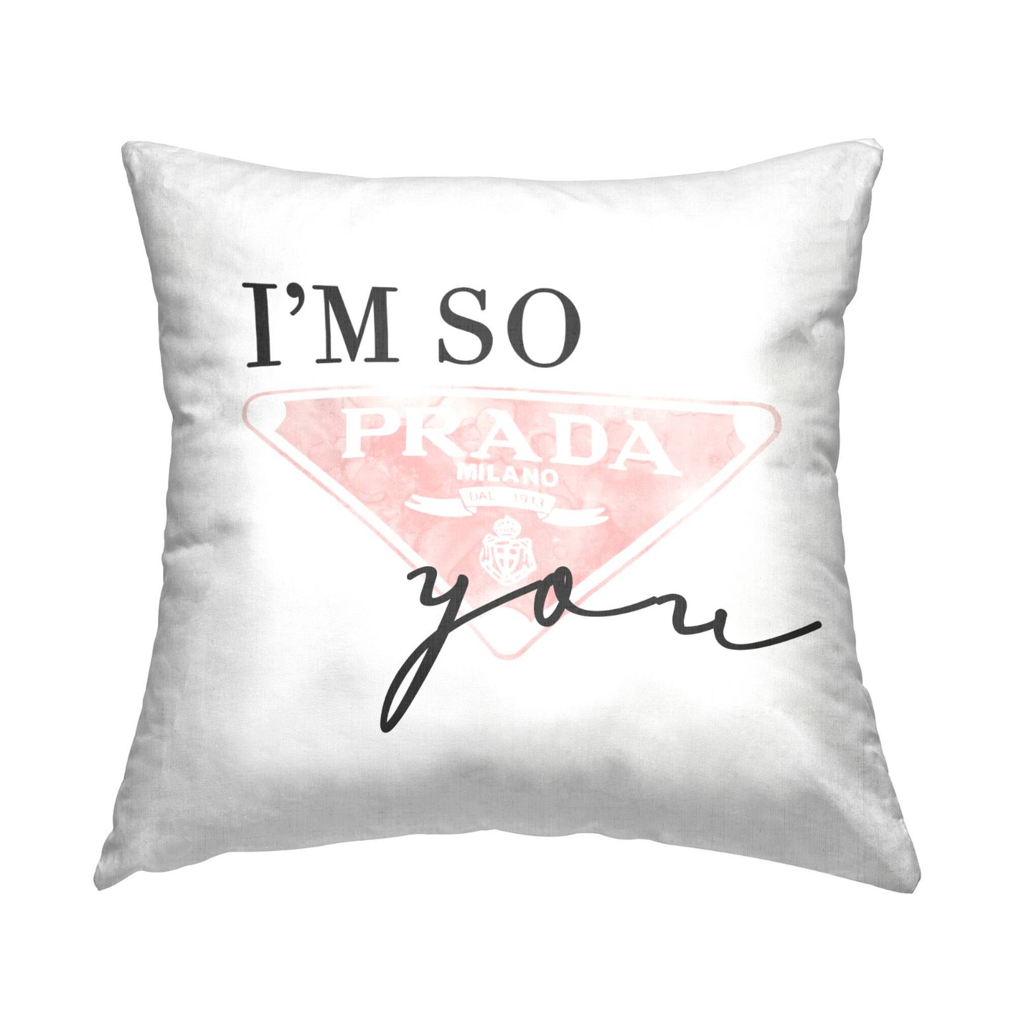 Stupell Industries Proud Of You Glam Brand Humor Quote Throw Pillow, 18" x 18"